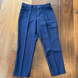 Susan Graver Women's Classic Navy Trousers